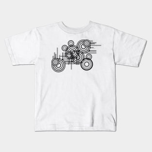 Abstract Circles Kids T-Shirt